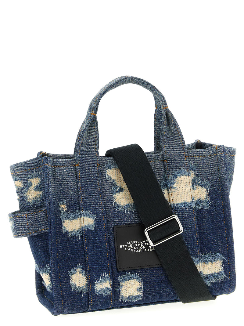 Marc Jacobs Blue Cotton Tote Bag - Stylish & Versatile