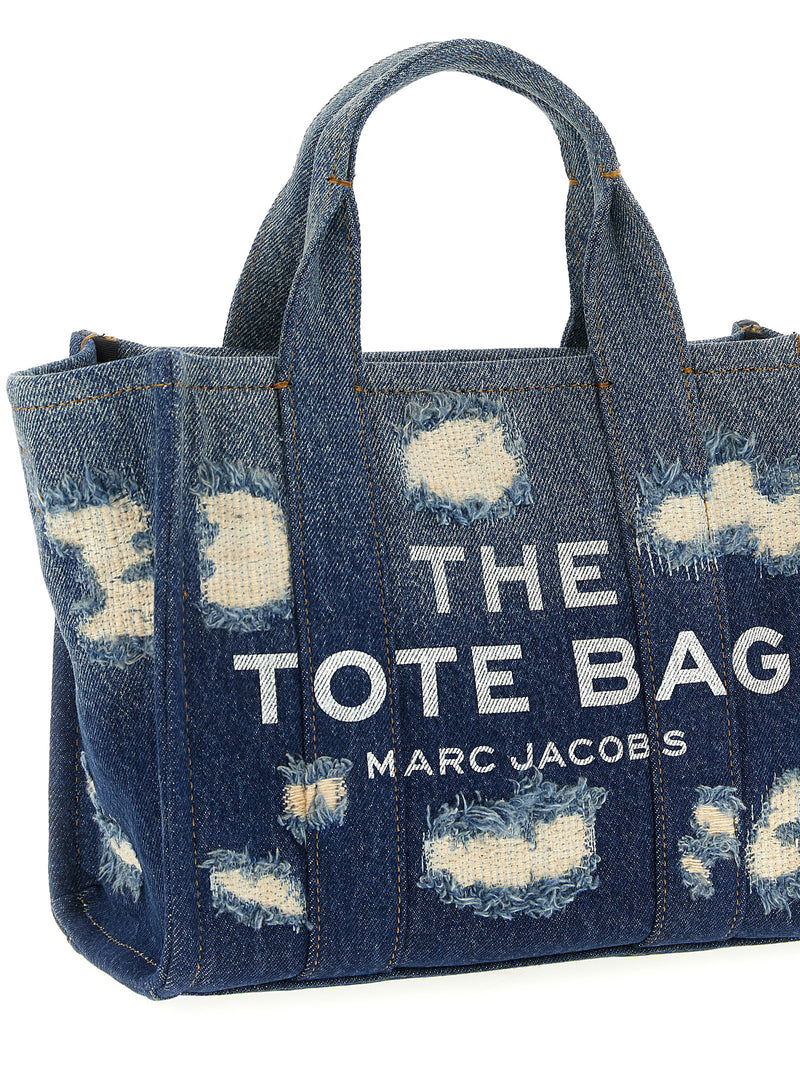 Marc Jacobs Blue Cotton Tote Bag - Stylish & Versatile