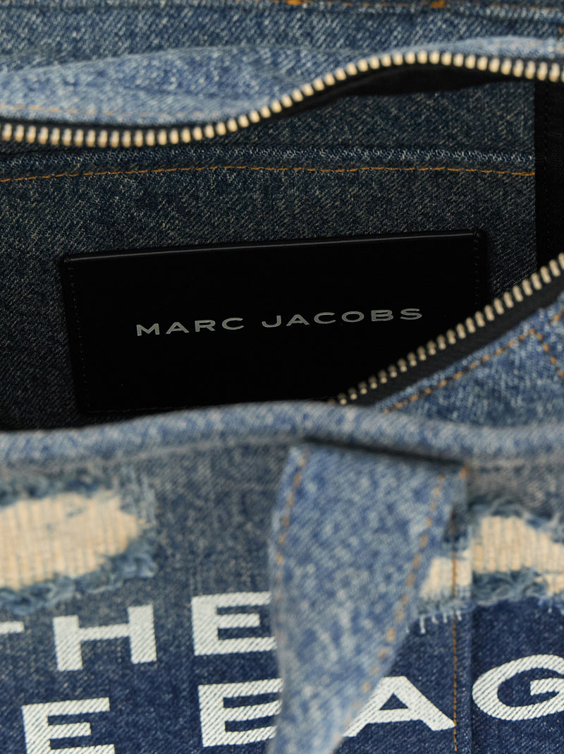 Marc Jacobs Blue Cotton Tote Bag - Stylish & Versatile
