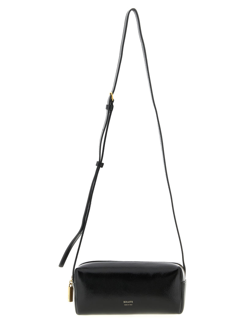 Khaite Kye Black Calfskin Mini Crossbody Bag
