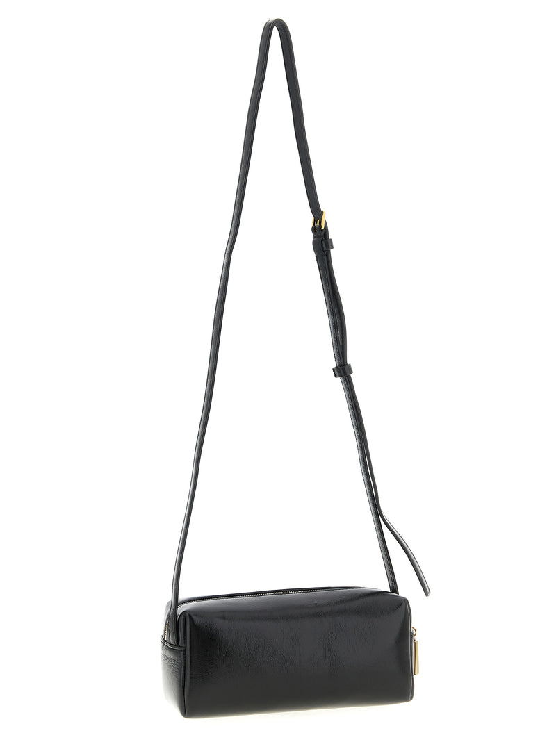 Khaite Kye Black Calfskin Mini Crossbody Bag