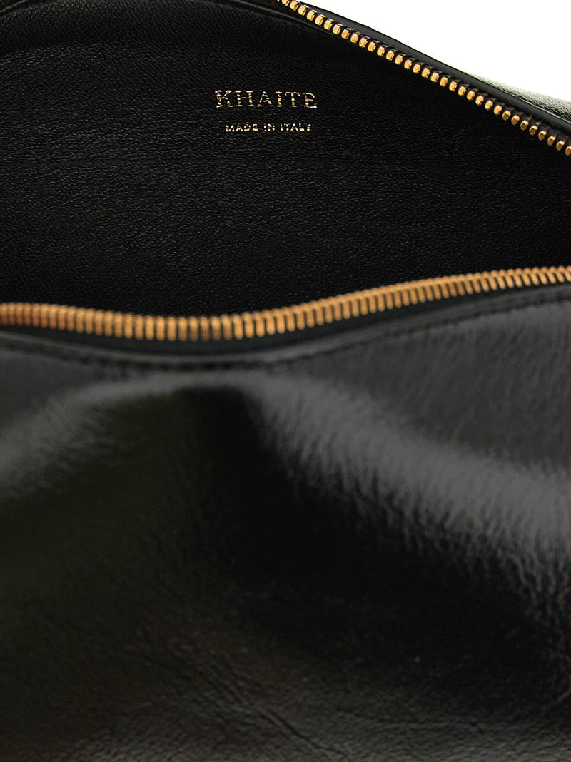 Khaite Kye Black Calfskin Mini Crossbody Bag