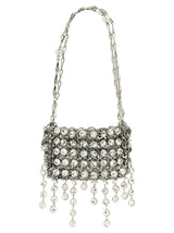 Paco Rabanne 1969 Strass Nano Silver Brass Shoulder Bag