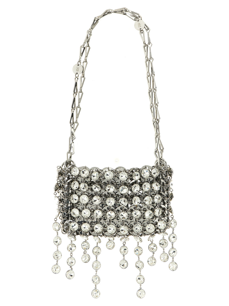 Paco Rabanne 1969 Strass Nano Silver Brass Shoulder Bag