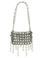 Paco Rabanne Silver Brass Shoulder Bag