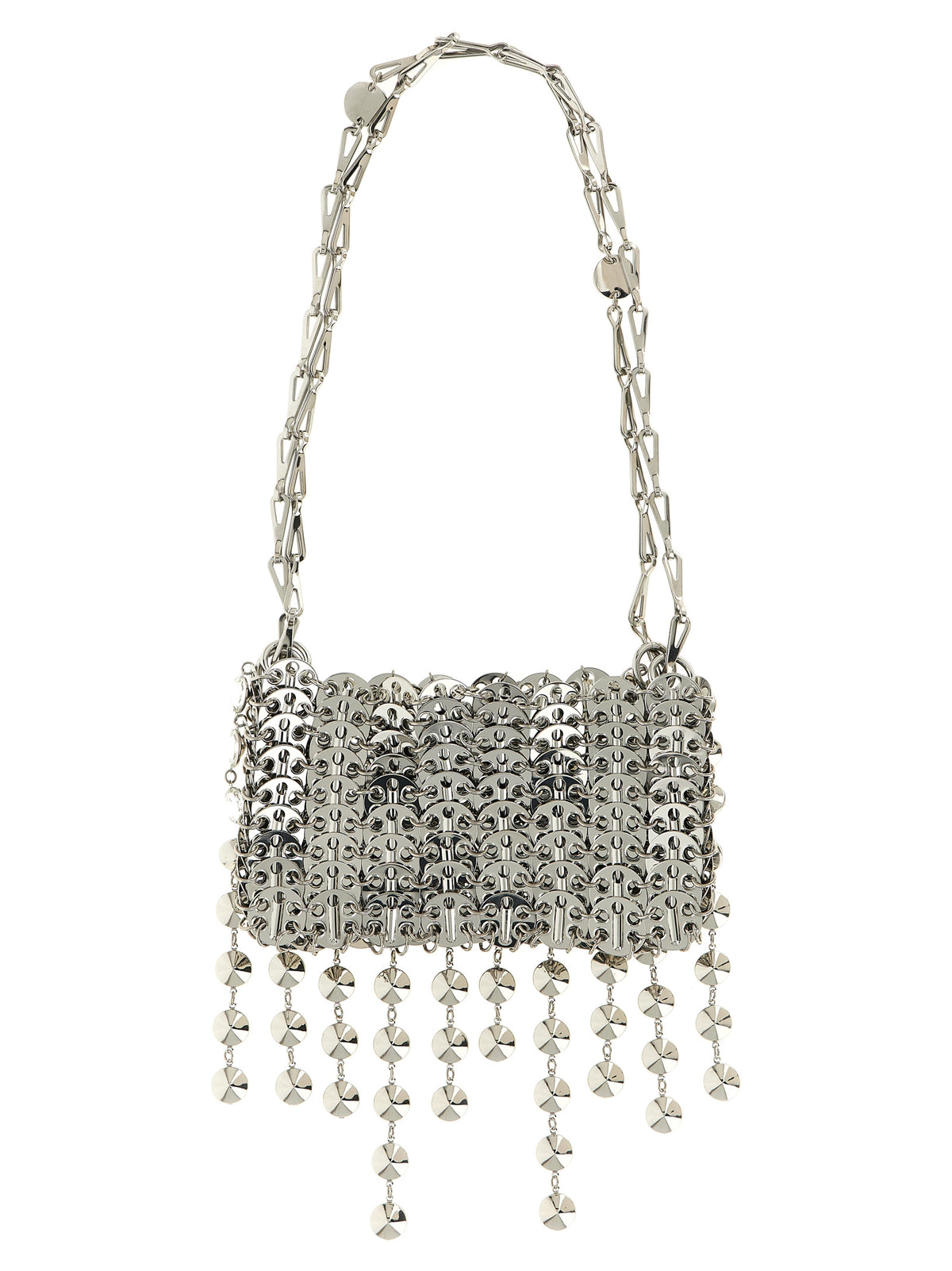 Paco Rabanne 1969 Strass Nano Silver Brass Shoulder Bag