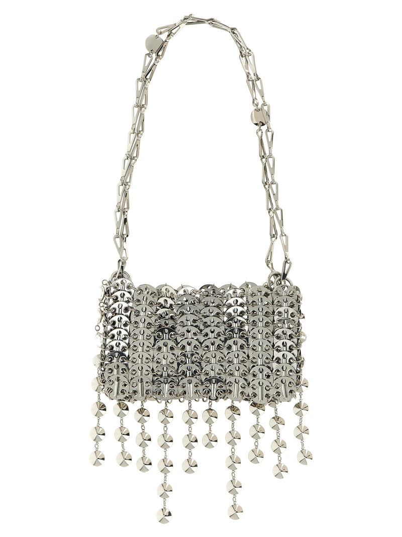 Paco Rabanne 1969 Strass Nano Silver Brass Shoulder Bag