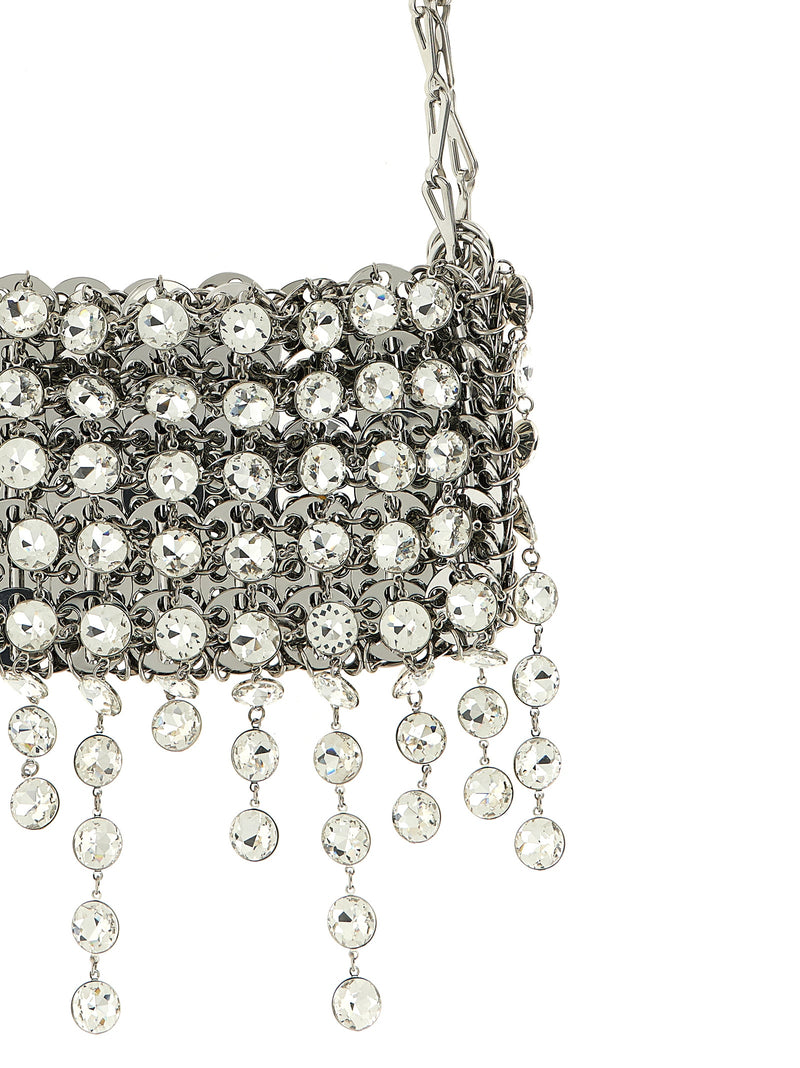 Paco Rabanne 1969 Strass Nano Silver Brass Shoulder Bag