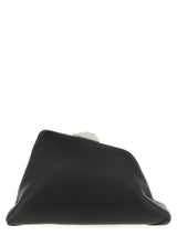 The Attico Black Leather Shoulder Bag - Luxury Italian Design