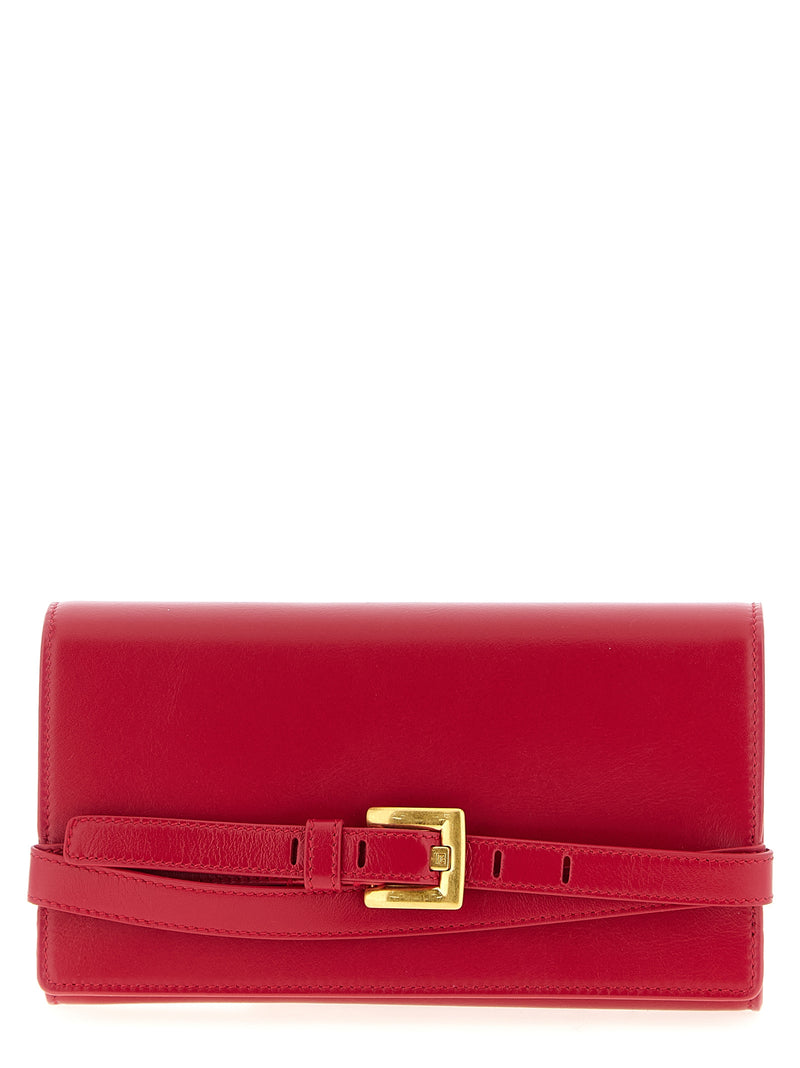 Balmain Fuchsia Calfskin Cardholder - Shuffle Wallet