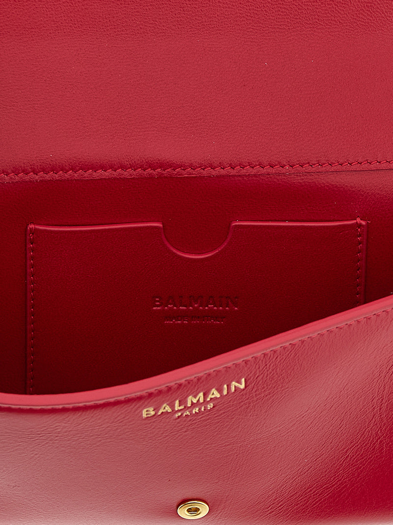 Balmain Fuchsia Calfskin Cardholder - Shuffle Wallet
