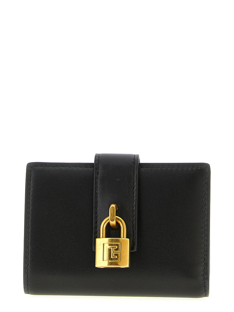 Balmain Pulse Black Lamb Leather Cardholder