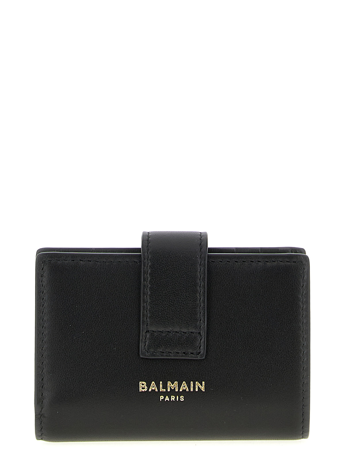 Balmain Pulse Black Lamb Leather Cardholder