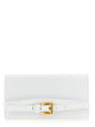 Balmain White Calfskin Cardholder