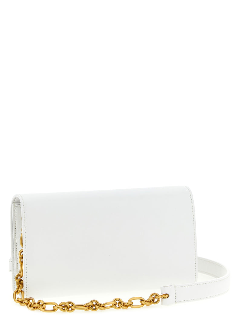 Balmain White Calfskin Cardholder – Stylish & Sophisticated