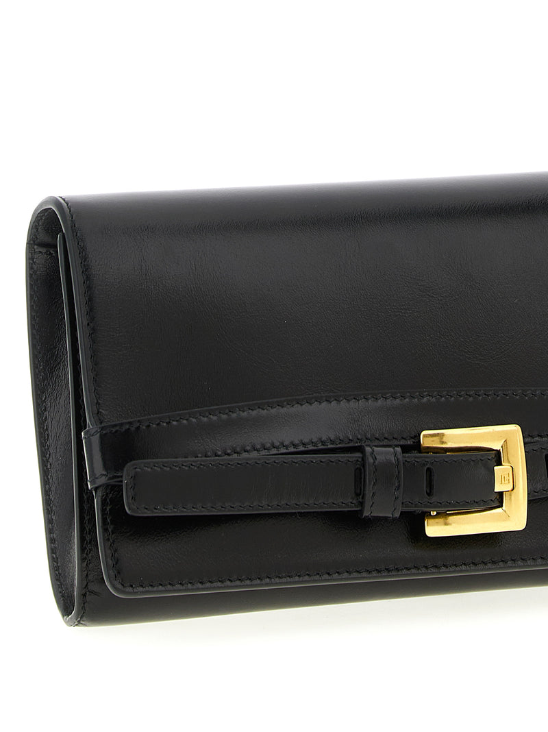 Balmain Black Calfskin Cardholder - Elegant & Versatile Accessory
