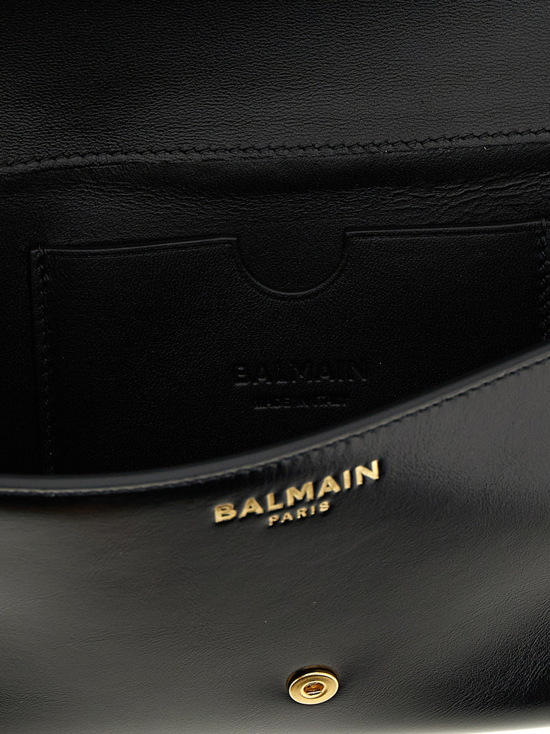 Balmain Black Calfskin Cardholder - Elegant & Versatile Accessory