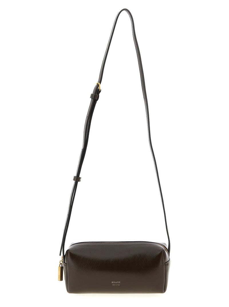 Khaite Brown Calfskin Kye Mini Crossbody Bag