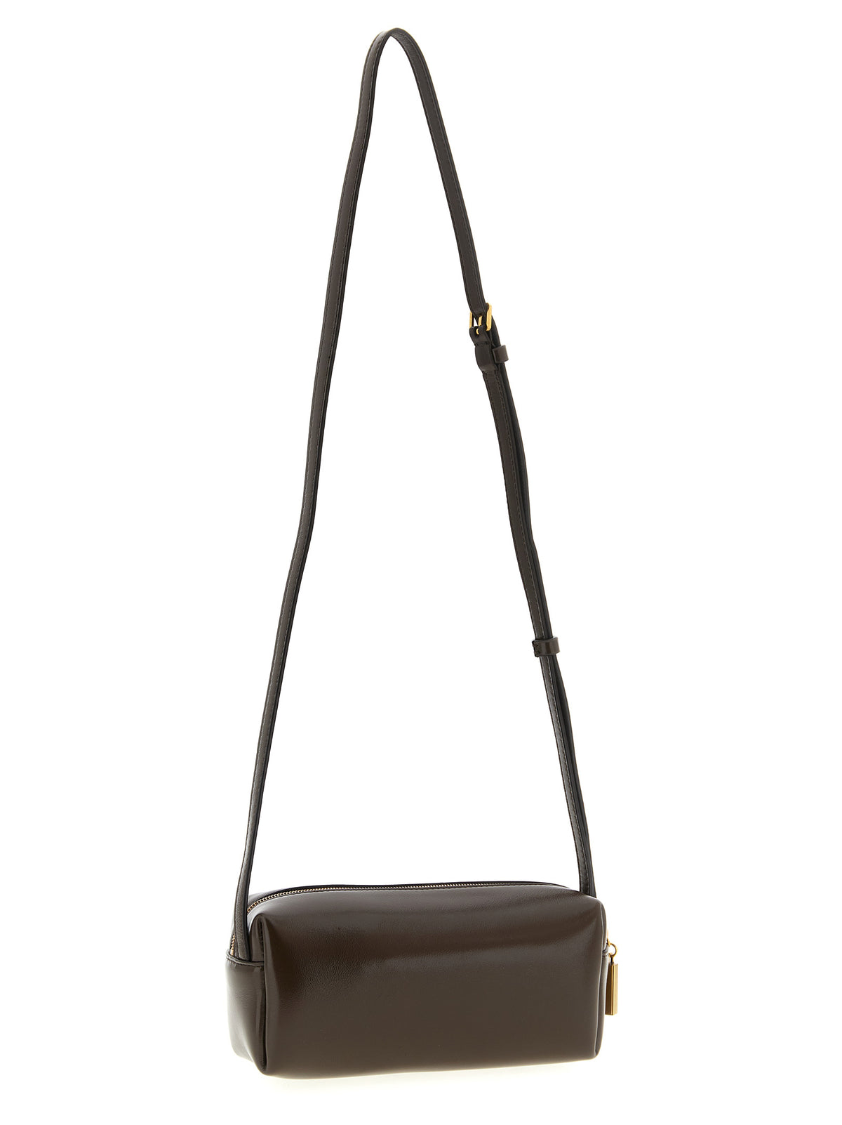 Khaite Brown Calfskin Kye Mini Crossbody Bag