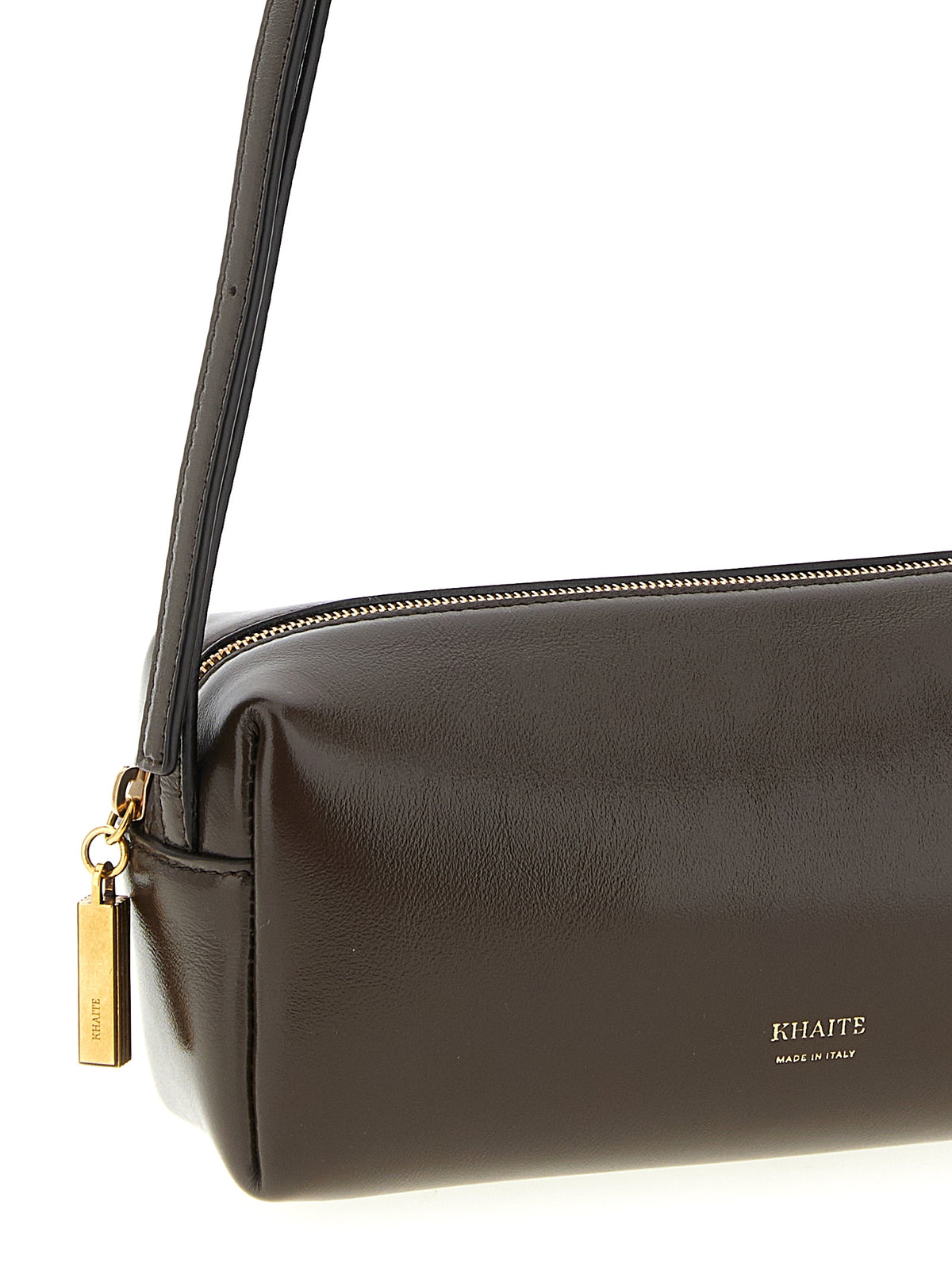 Khaite Brown Calfskin Kye Mini Crossbody Bag