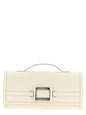 Roger Vivier White Calfskin Clutch Bag