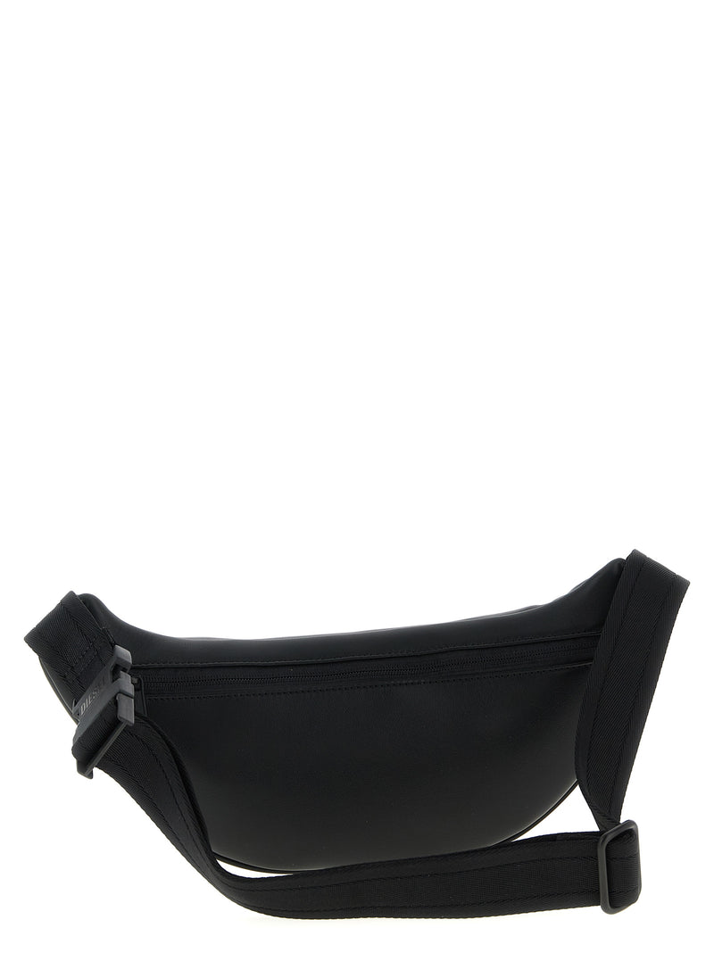 Diesel Holi-D Black Polyurethane Crossbody Bag