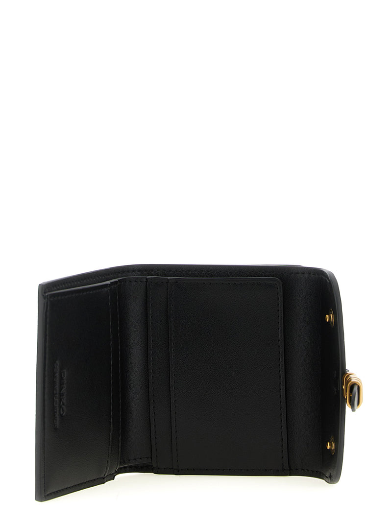 PINKO Black Cowhide Cardholder - Stylish and Functional