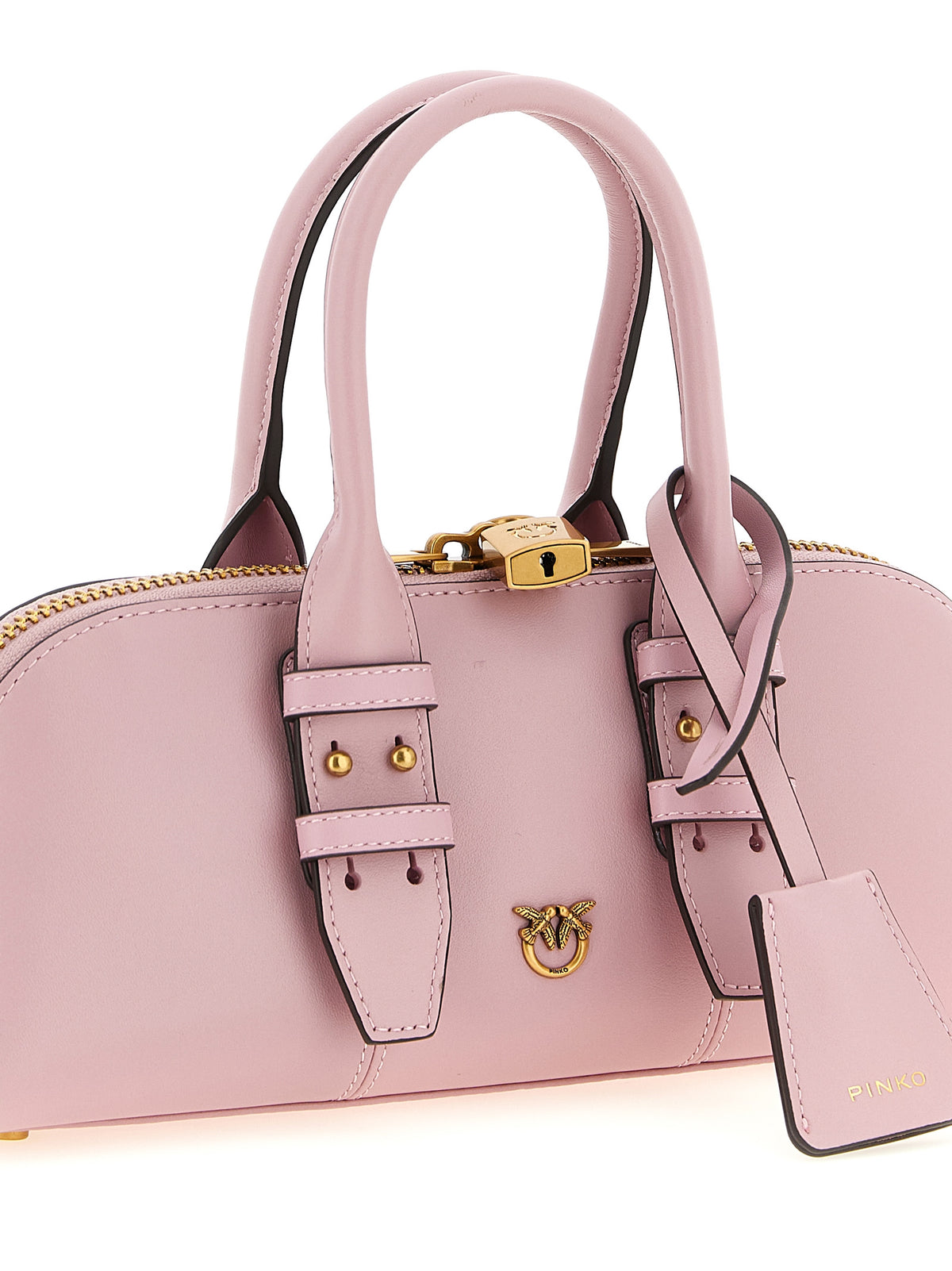 PINKO Escape Baguette Multicolor Cowhide Handbag