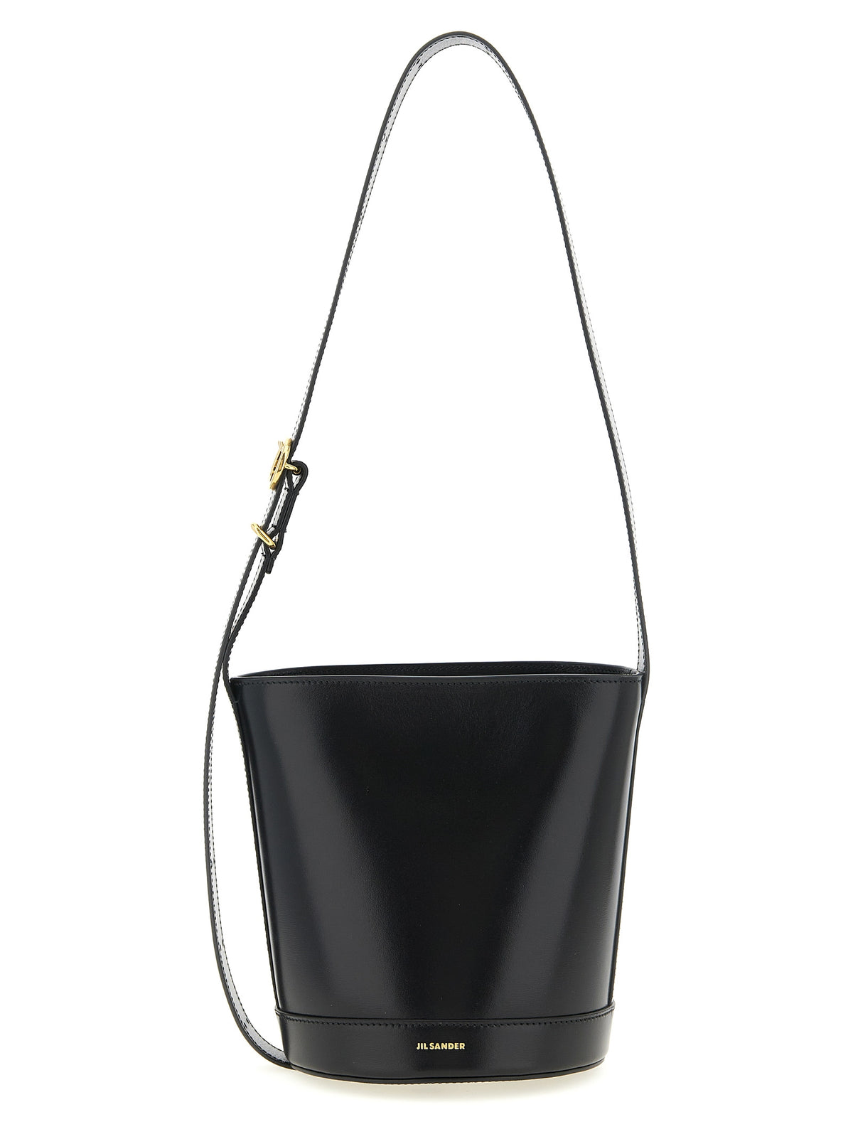 Jil Sander Black Calfskin Shoulder Bag - Elegant & Versatile