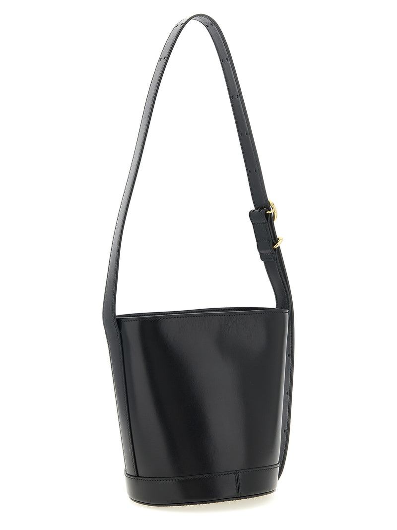 Jil Sander Black Calfskin Shoulder Bag - Elegant & Versatile
