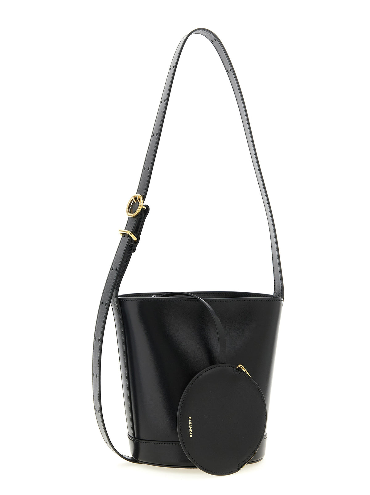 Jil Sander Black Calfskin Shoulder Bag - Elegant & Versatile