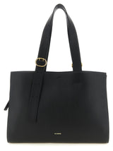 Jil Sander Black Calfskin Tote Bag - Elegant & Durable