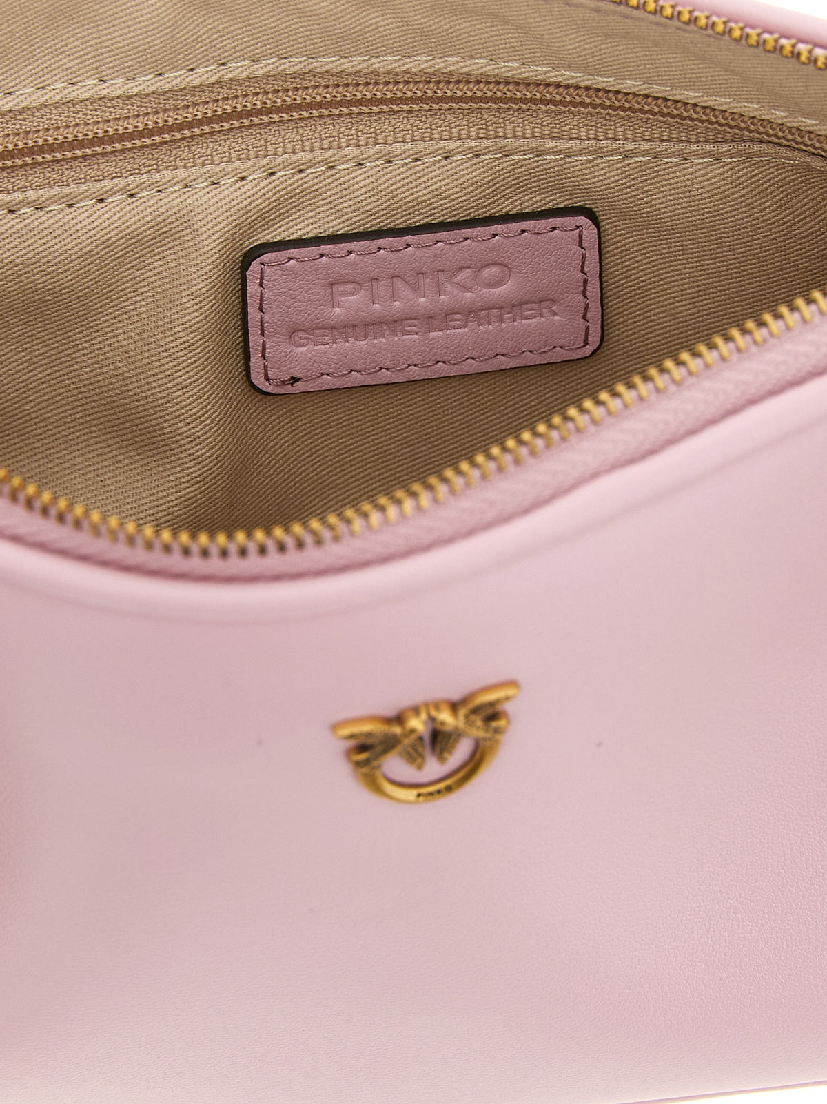 PINKO Half Moon Multicolor Cowhide Crossbody Bag