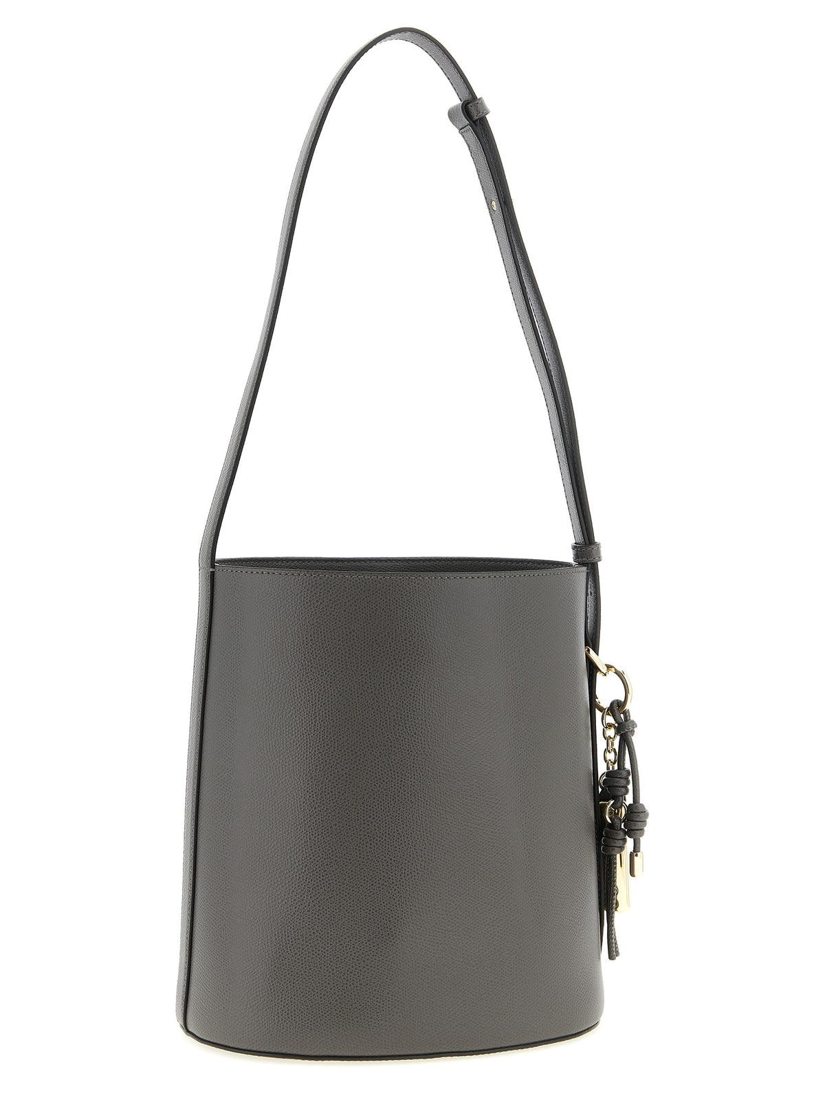 Furla Roxie Gray Calfskin Shoulder Bag