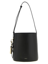 Furla Roxie Black Calfskin Shoulder Bag