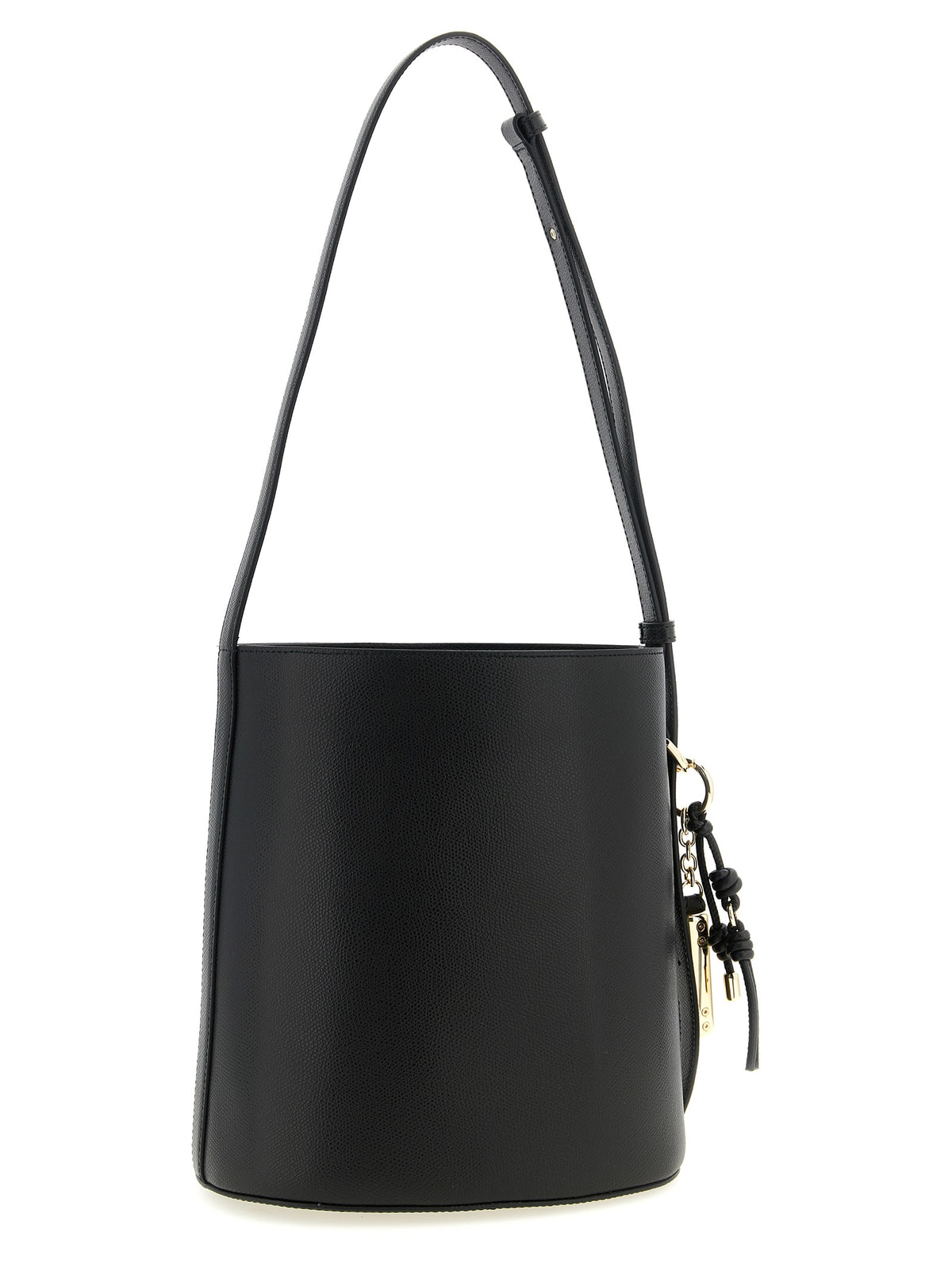Furla Roxie Black Calfskin Shoulder Bag