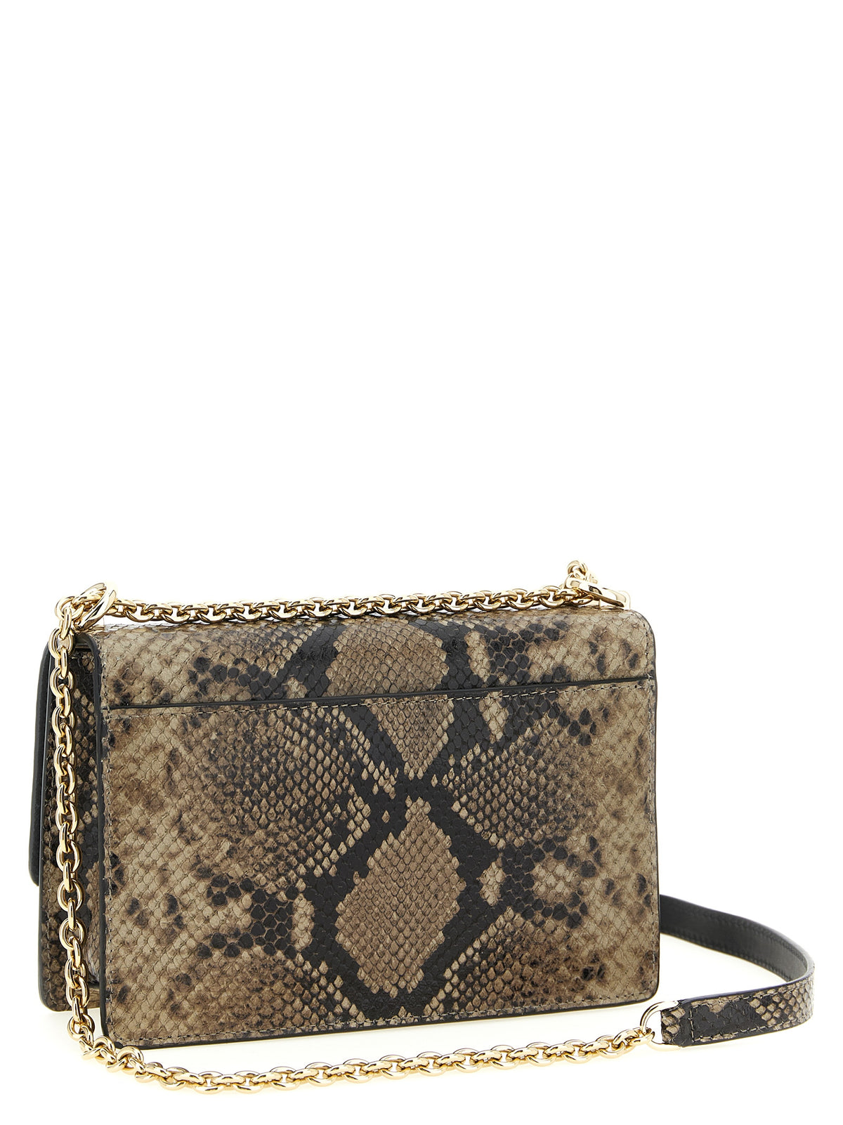 Furla 1927 Gray Goatskin Crossbody Bag