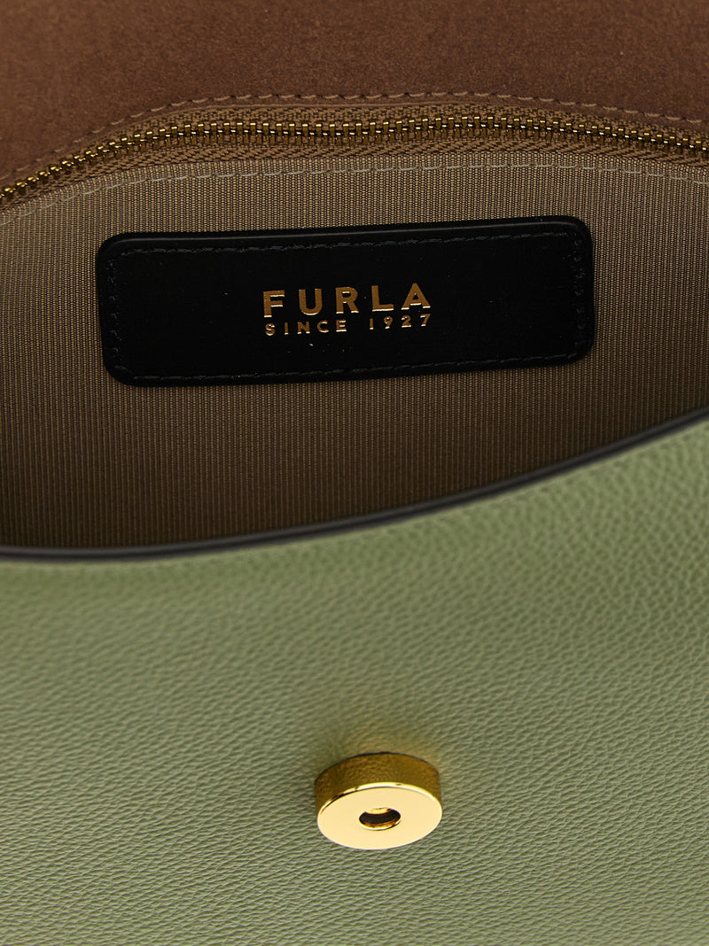 Furla Moonlight Bicolor Calfskin Crossbody Bag