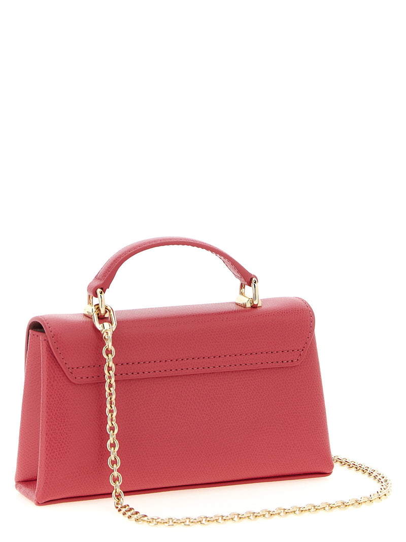Furla 1927 Fuchsia Calfskin Crossbody Bag