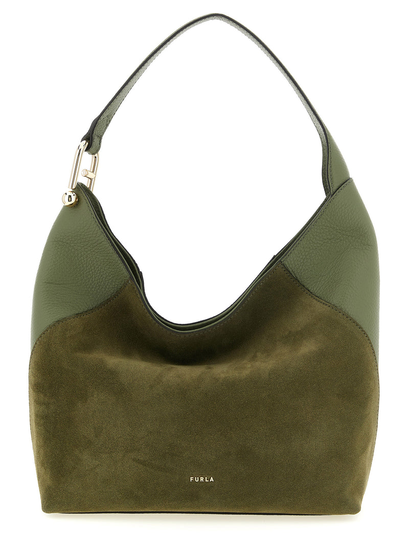Furla Bicolor Calfskin Shoulder Bag - Lara Medium