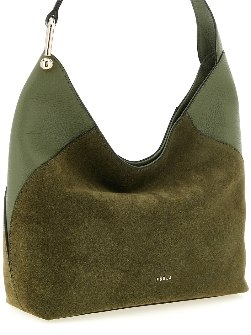Furla Bicolor Calfskin Shoulder Bag - Lara Medium