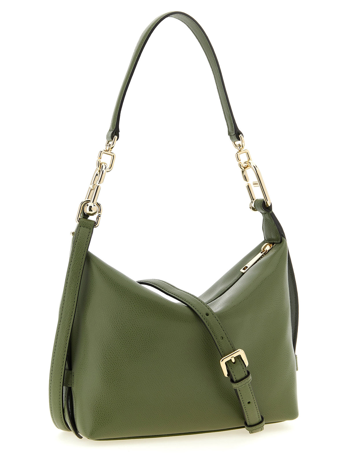 Furla Tonie Bicolor Calfskin Shoulder Bag - Green