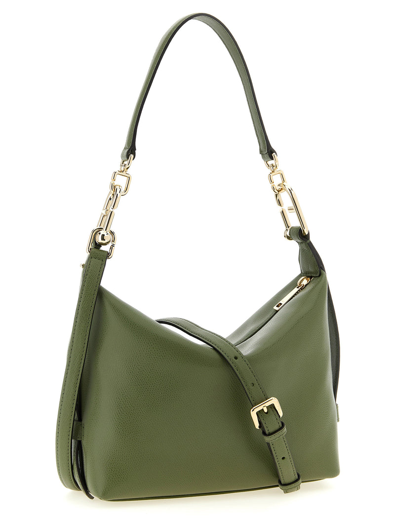 Furla Tonie Bicolor Calfskin Shoulder Bag - Green