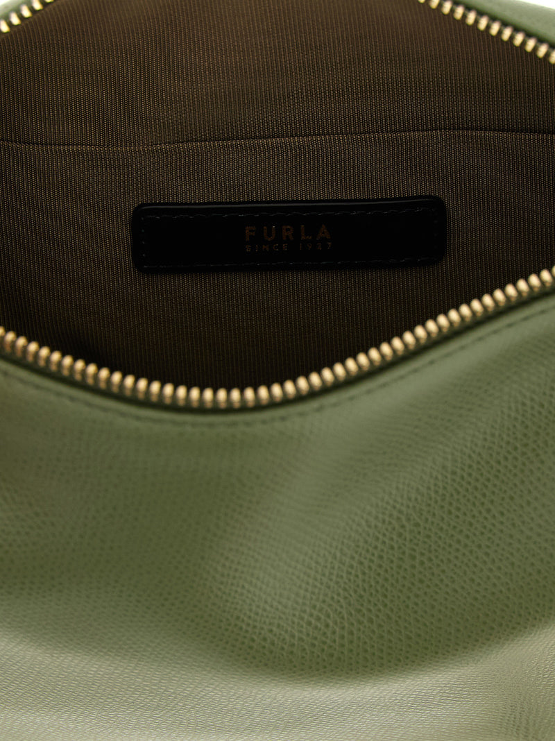 Furla Tonie Bicolor Calfskin Shoulder Bag - Green