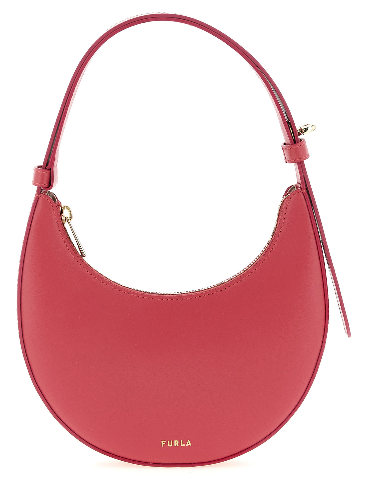 Furla Fuchsia Calfskin Shoulder Bag - Delizia Mini
