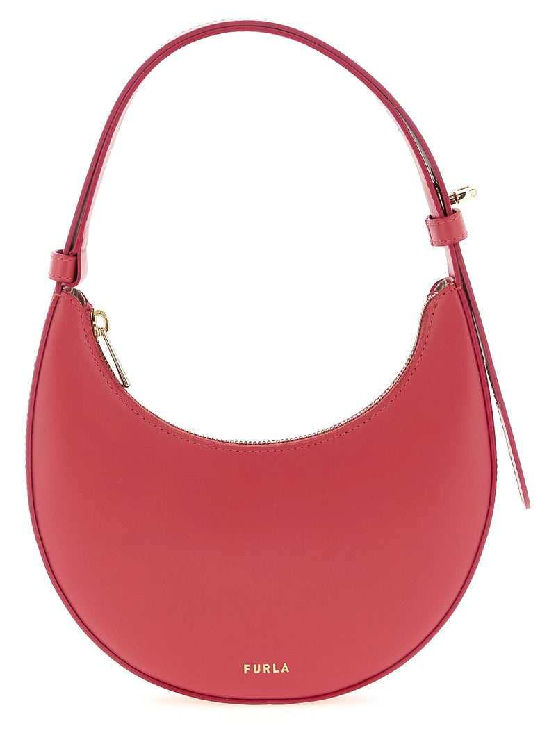 Furla Fuchsia Calfskin Shoulder Bag - Delizia Mini