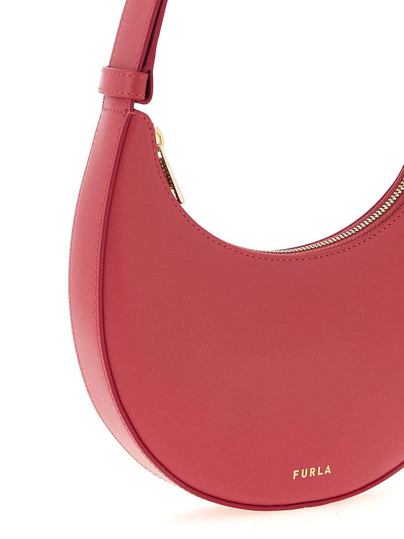 Furla Fuchsia Calfskin Shoulder Bag - Delizia Mini
