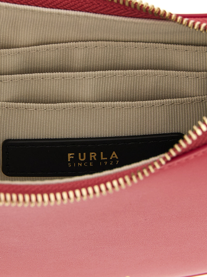 Furla Fuchsia Calfskin Shoulder Bag - Delizia Mini