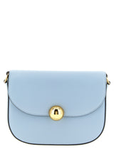Furla Moonlight Blue Calfskin Crossbody Bag