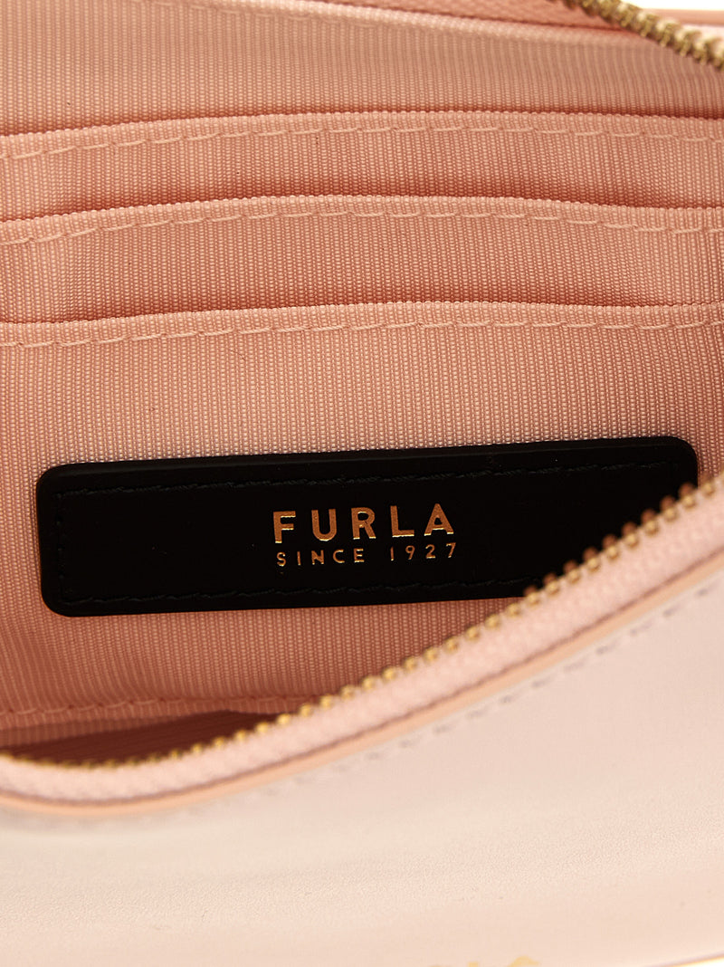 Furla Delizia Mini Multicolor Calfskin Shoulder Bag